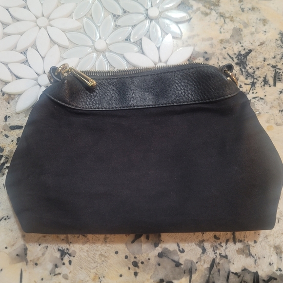 Like New Charming Charlie Black Shoulder Hand Bag Purse Boho Style Cute Shape - Picture 6 of 7